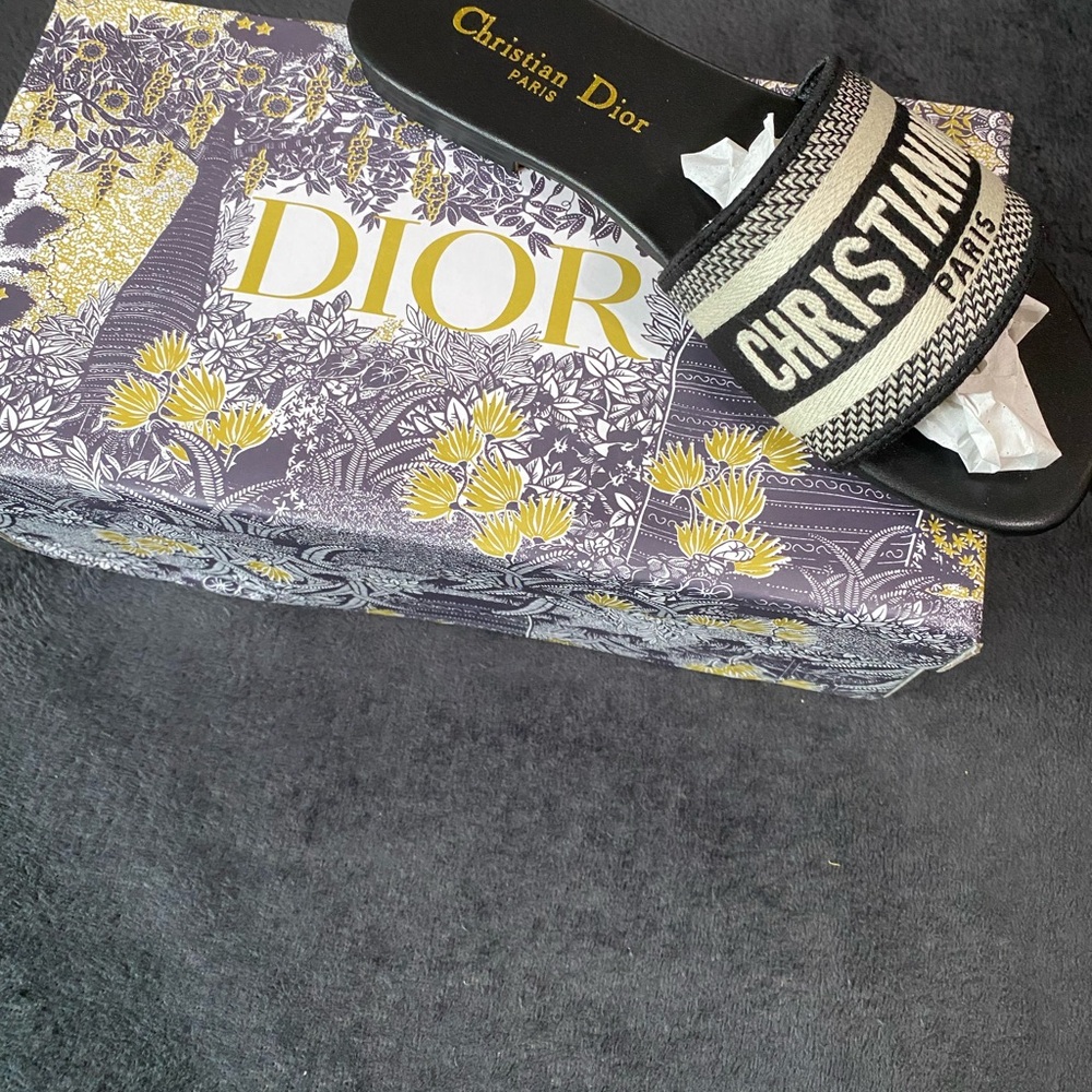 Dior Black Dway Women's Slides